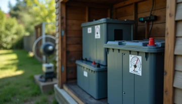 Home battery system in a hot climate with active cooling